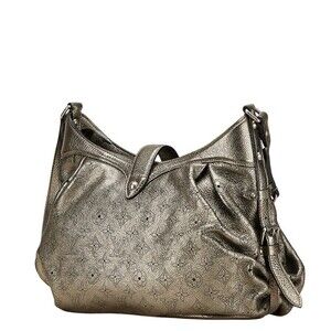 Louis Vuitton Mahina Leather Argent Bag Shoulder Monogram